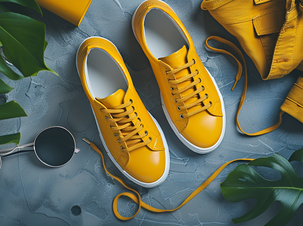 Как носить и сочетать желтые кроссовки: советы