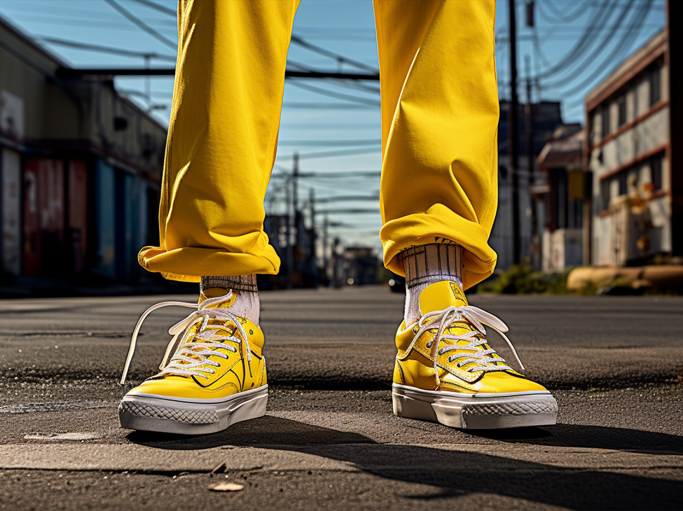 Желтые кроссовки: Создаем яркий образ, советы по стилю