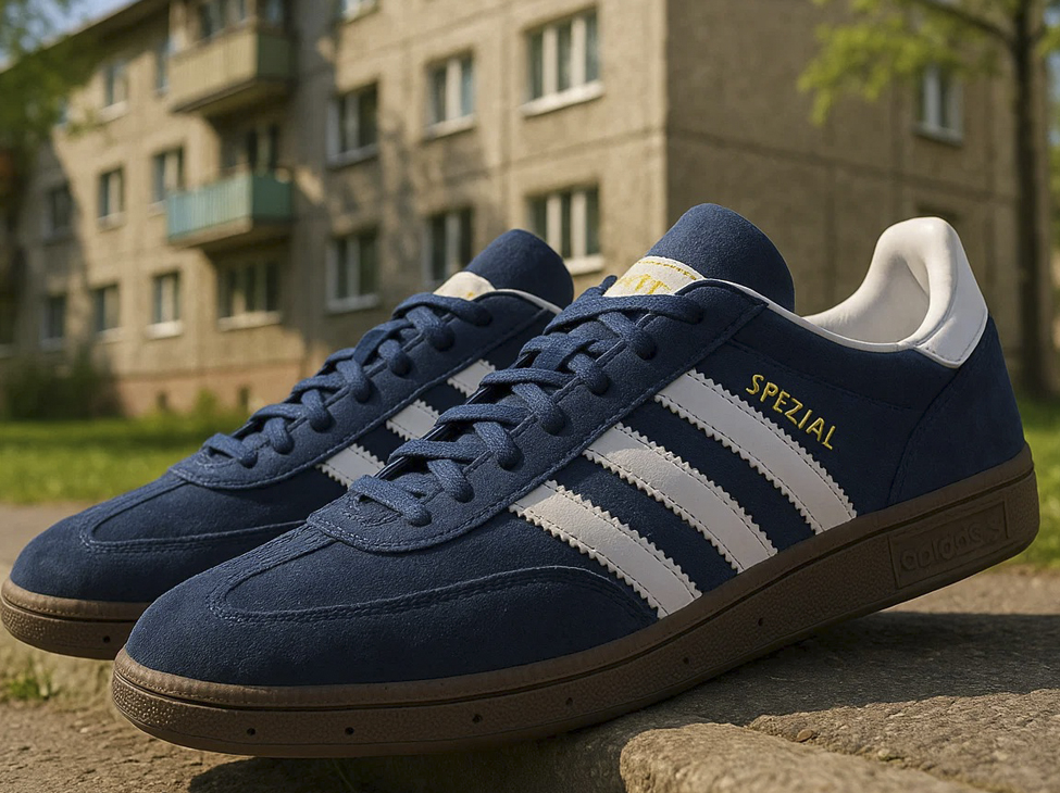 Низкие кроссовки Adidas Spezial с ретро дизайном