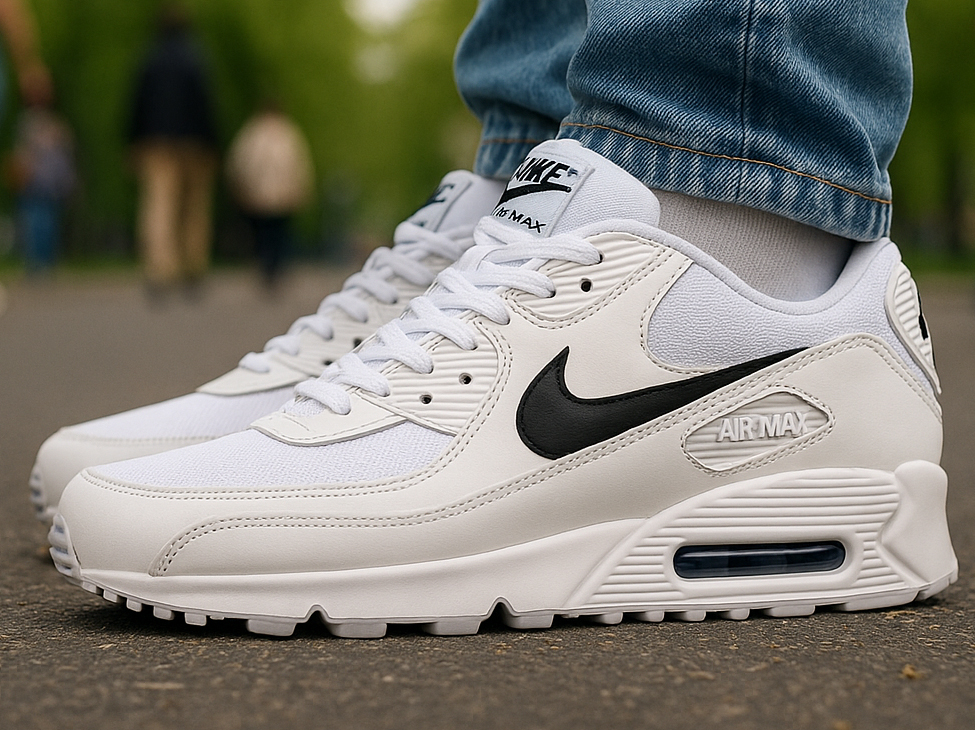 Белые кроссовки Nike 90 для твоего образа
