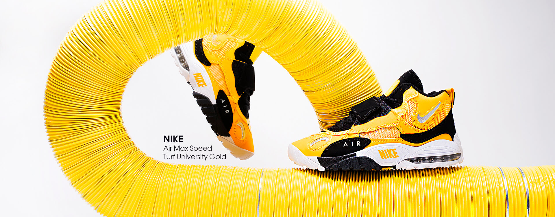 Кроссовки Nike Air Max Speed Turf University Gold