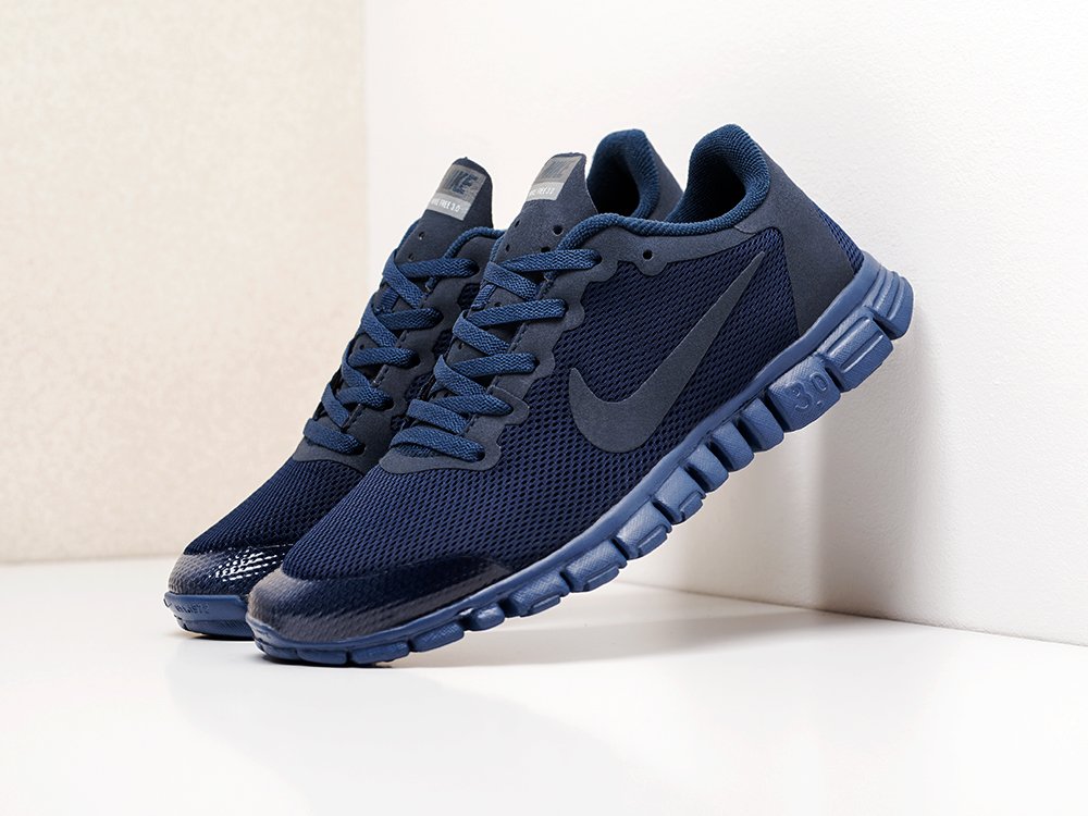 Кроссовки Nike Free 3.0 V2 цвет Синий купить по цене 2090 рублей в интернет-магазине outmaxshop.ru с доставкой ☑️
