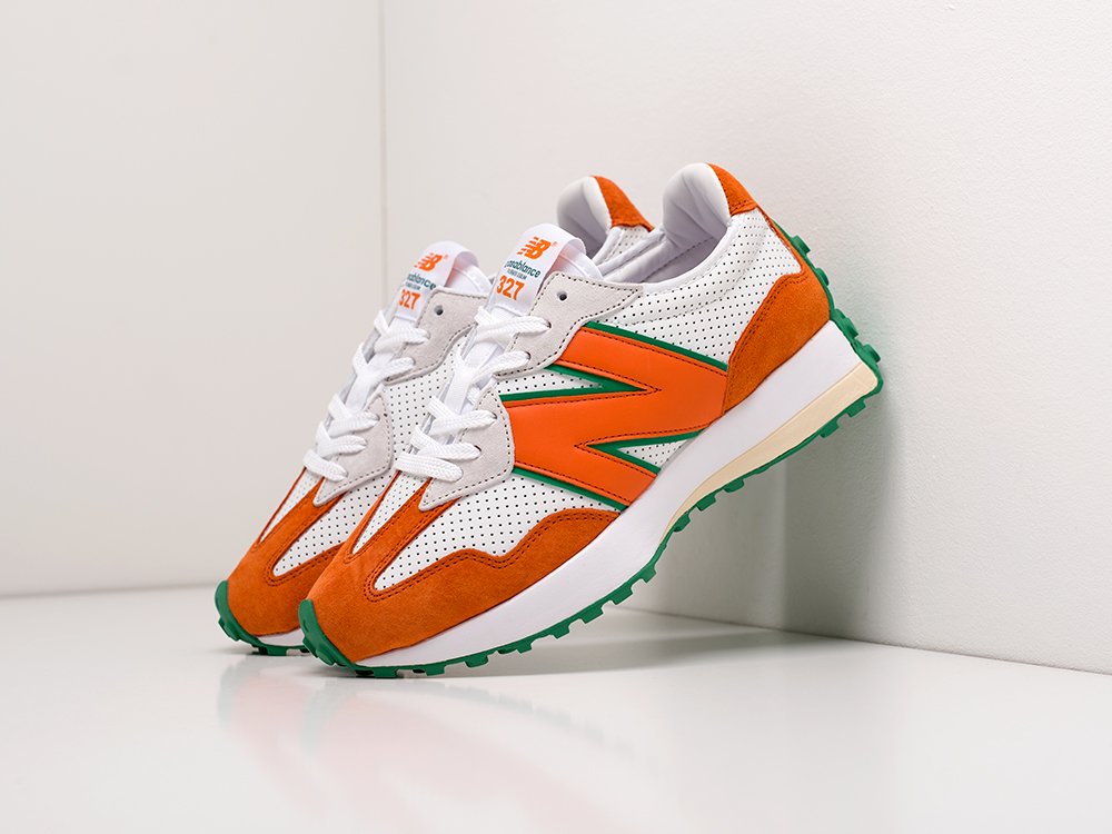 new balance 327 white orange