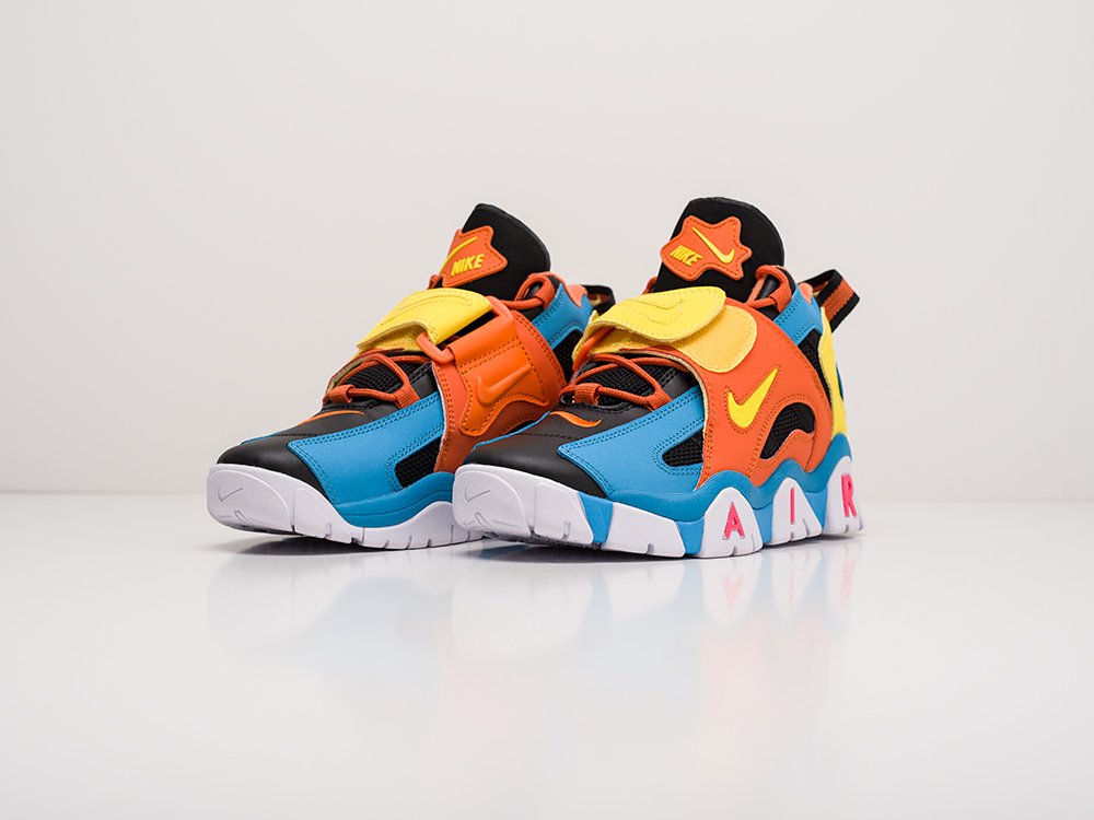 nike air barrage mid orange green