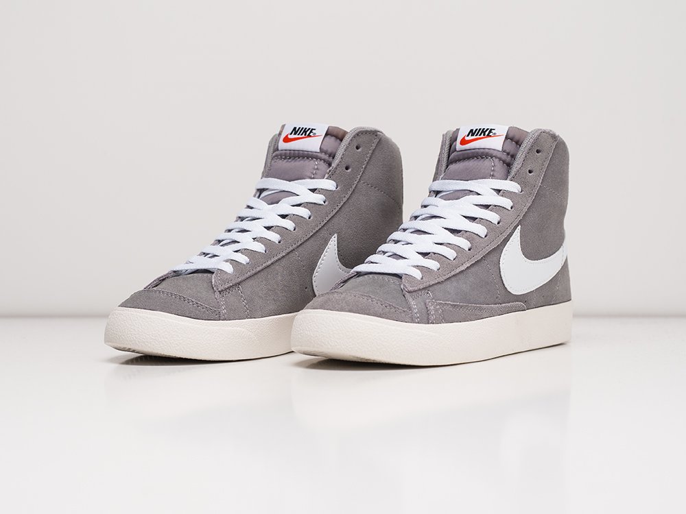 Nike blazer grey suede on sale