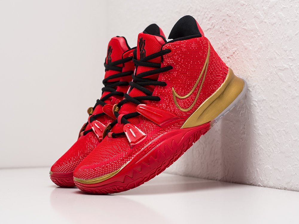 nike kyrie red and gold