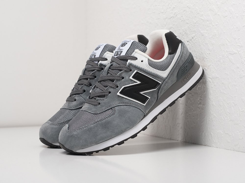 new balance 574 black silver