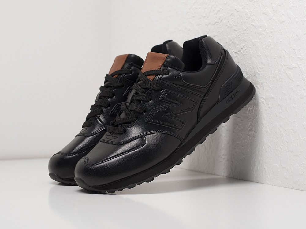 new balance 574 leather men's