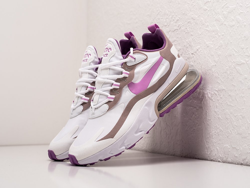 Purple nike air store max 270 react