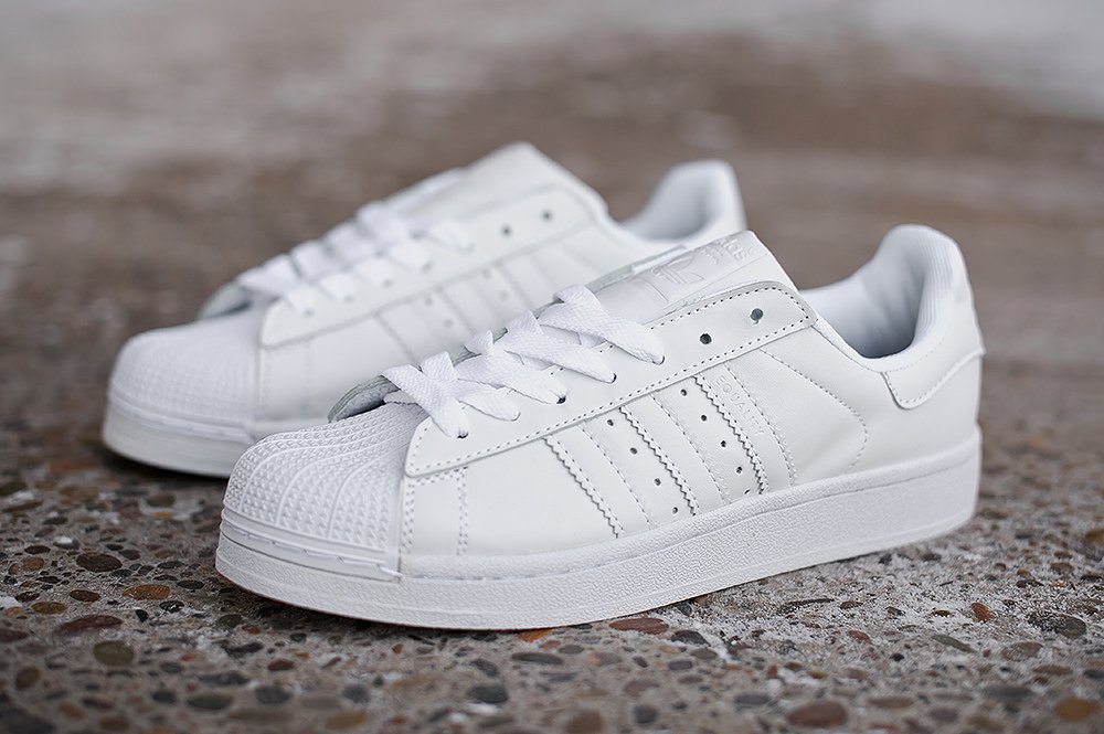 Adidas superstar all sales white price