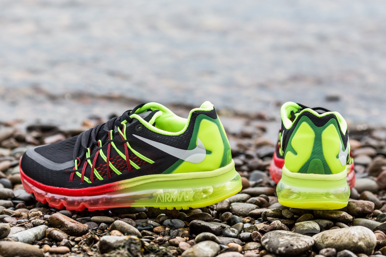 Nike air max shop 2015 black and green