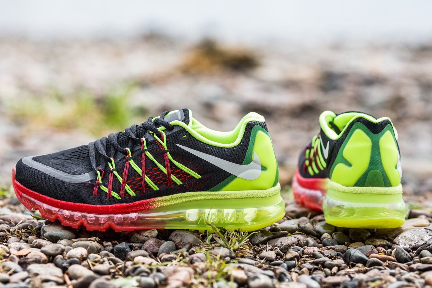 Nike air max shop 2015 black and green