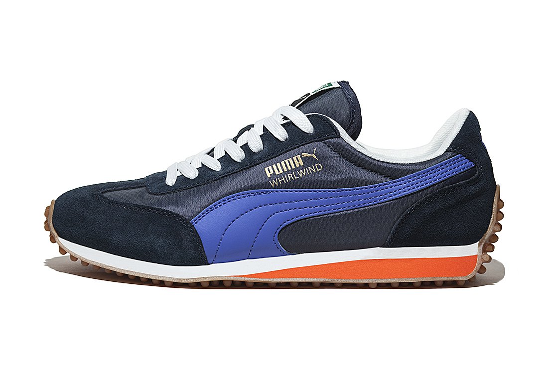 puma whirlwind trainers blue