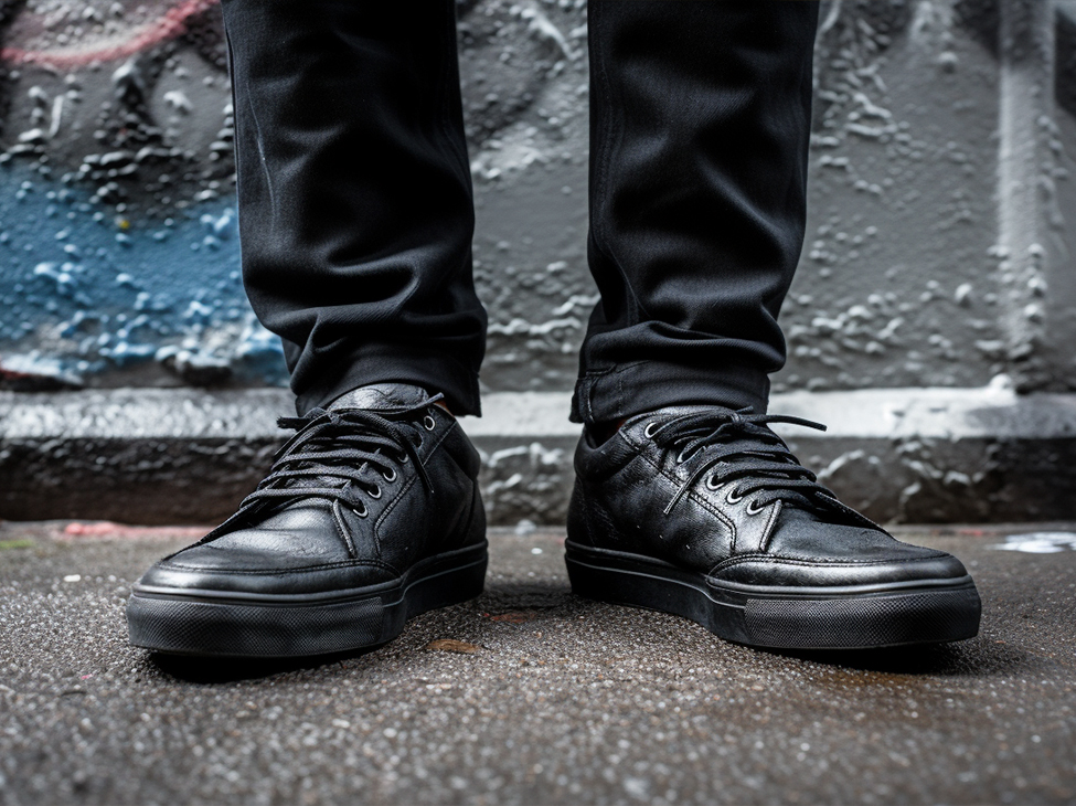 Черные кроссовки: необходимость в городской моде