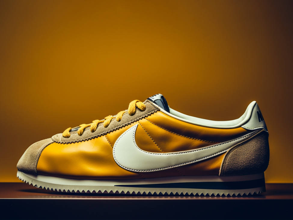 Nike gold cortez hotsell