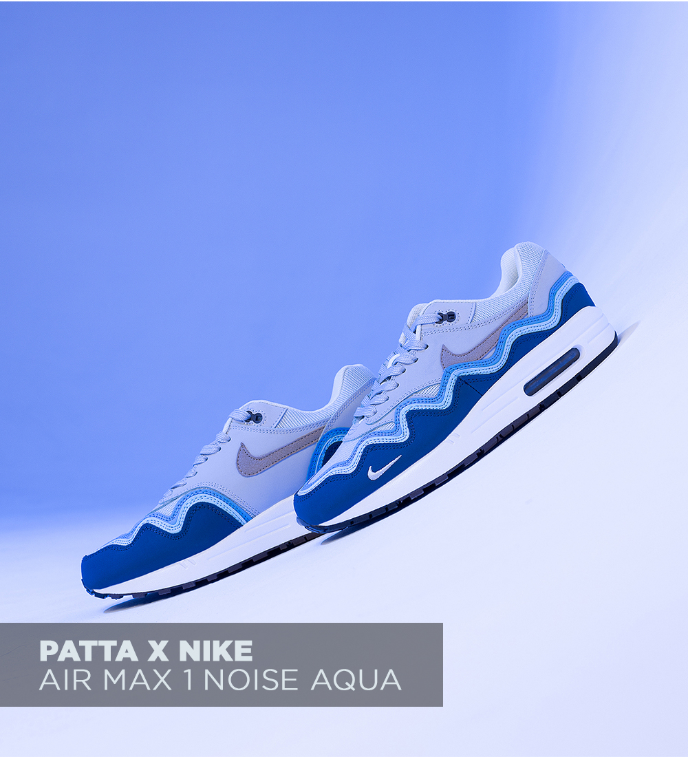 Nike x Patta Air Max 1 Noise Aqua
