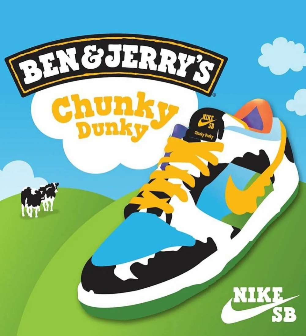 nike sb x ben and jerry's