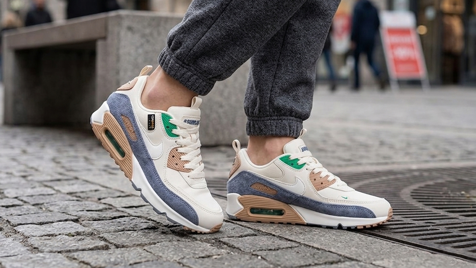 С чем носить женские Nike Air Max 90 весной и летом