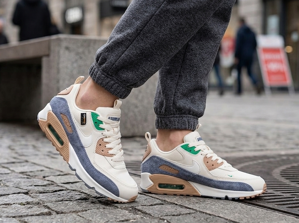 С чем носить женские Nike Air Max 90 весной и летом