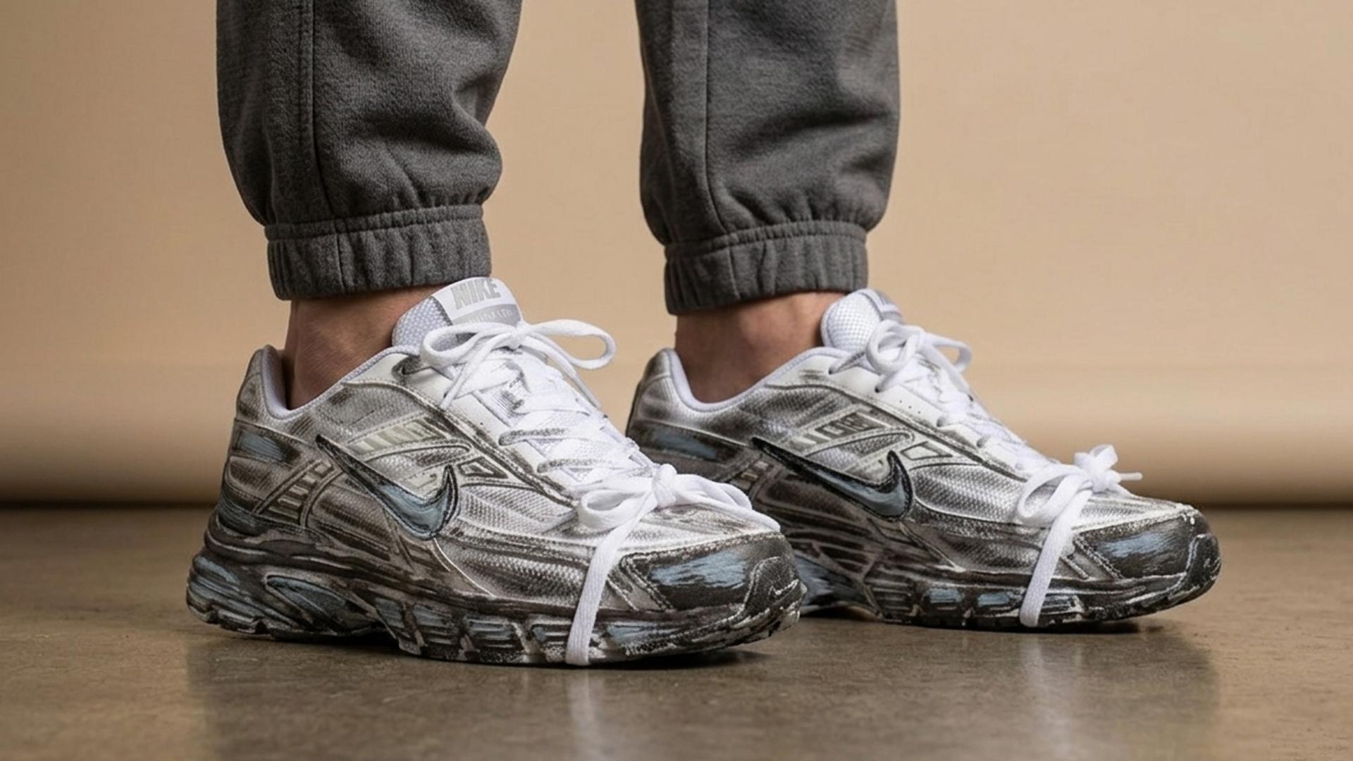 Винтажные кроссовки Nike Initiator с эффектом грязи: что за тренд