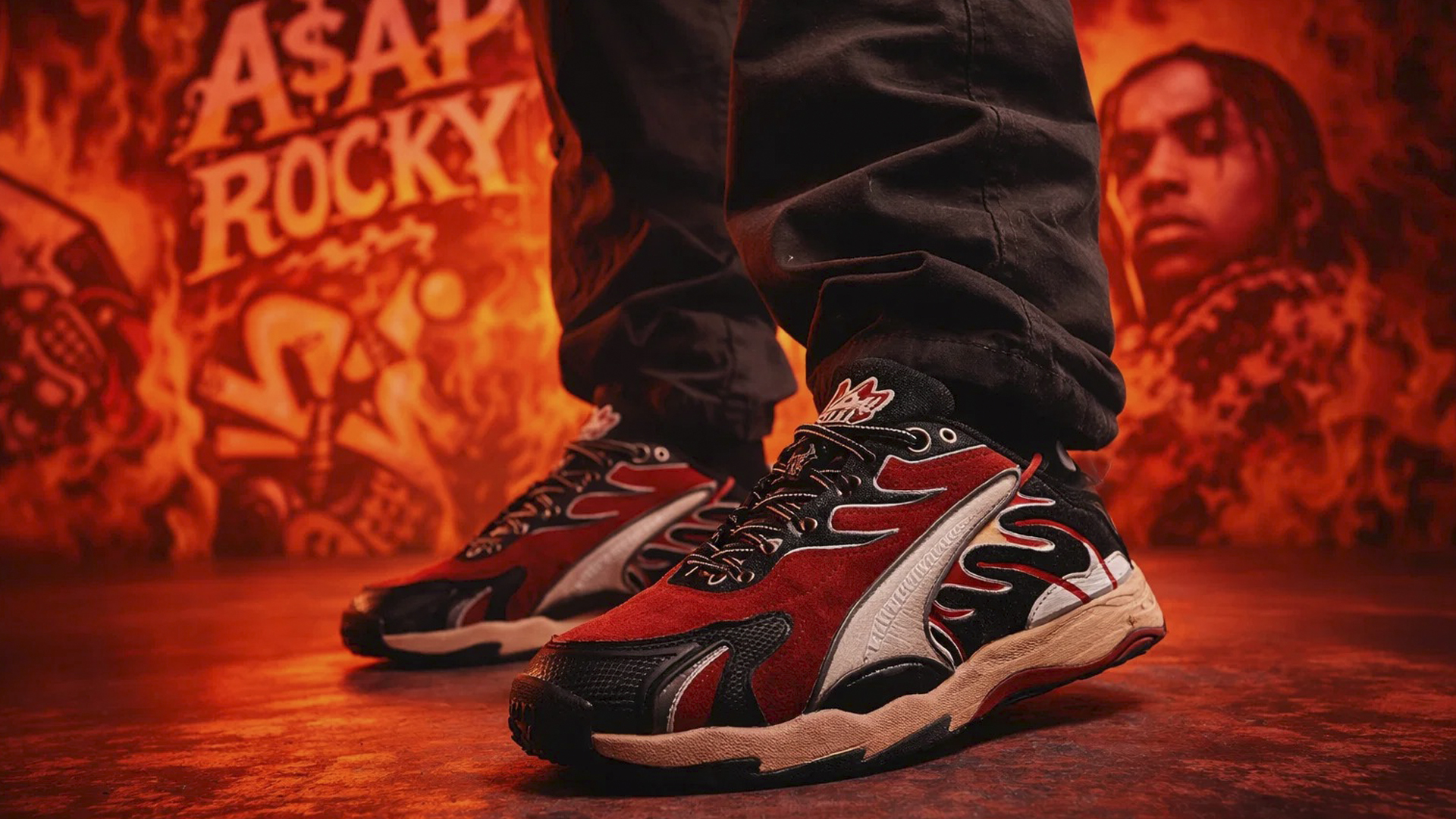 Кому подойдут красные кроссовки A$AP Rocky x Puma Inhale OG