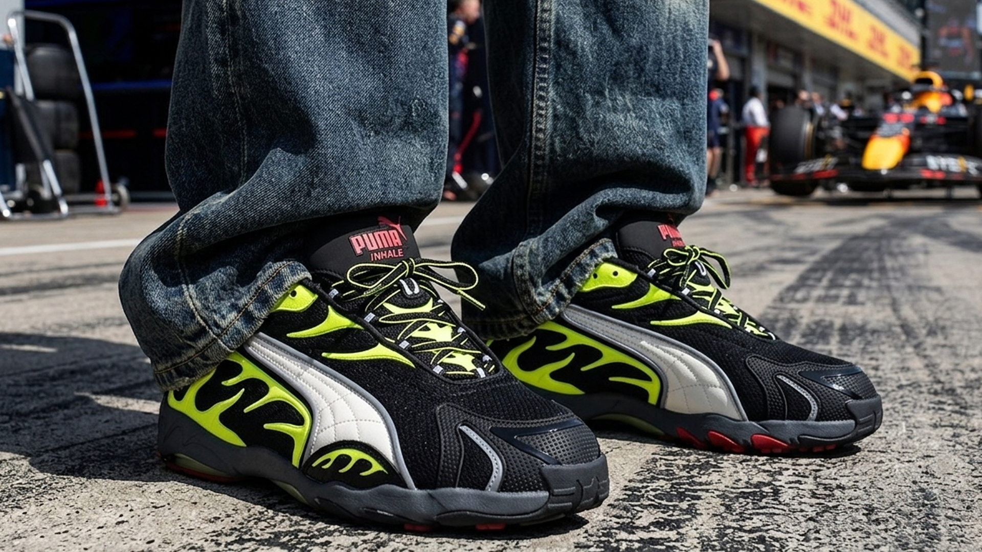 Необычные кроссовки A$AP Rocky x Puma Inhale для города