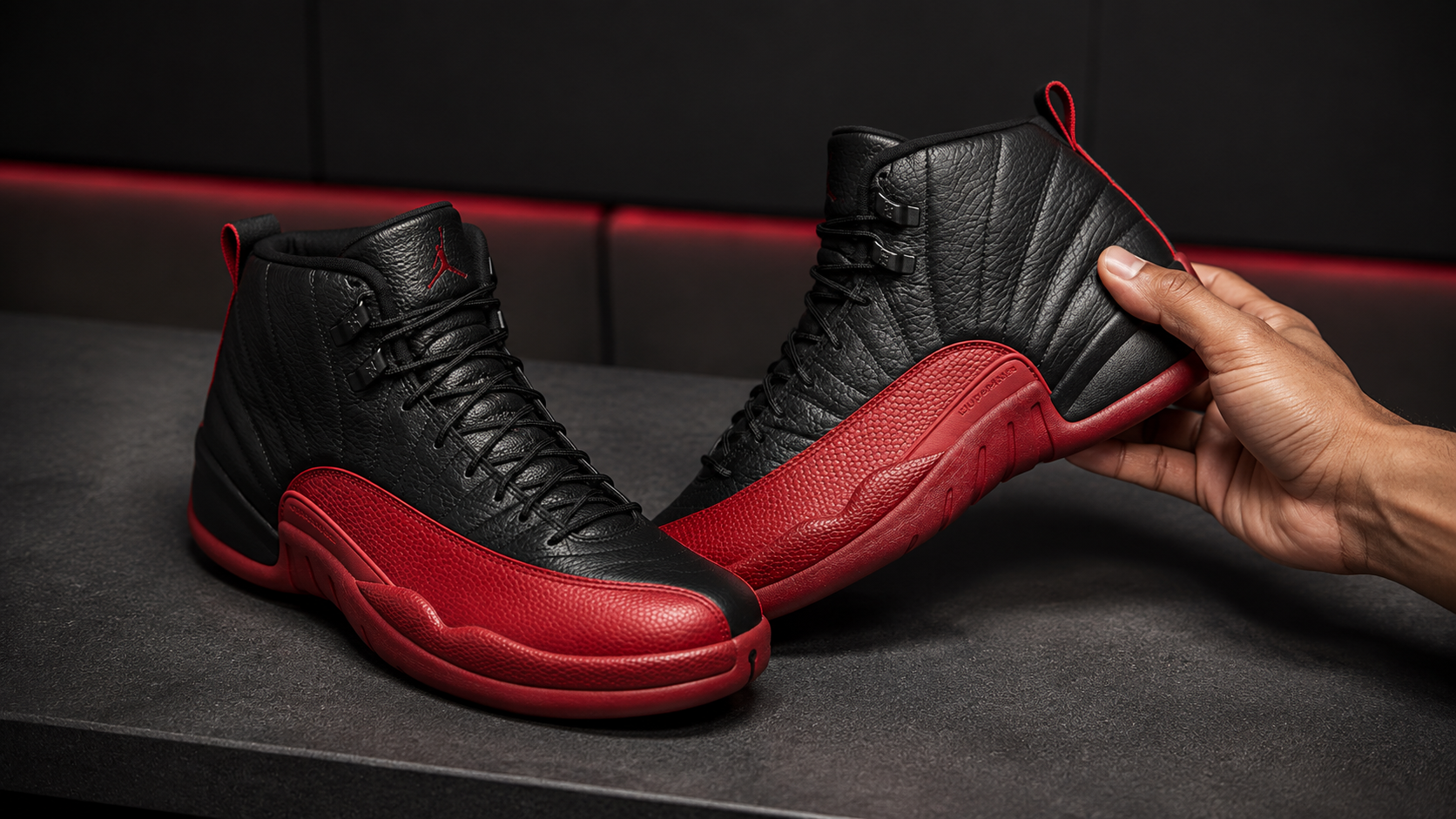 Проверка материалов и подошвы Air Jordan 12 перед покупкой