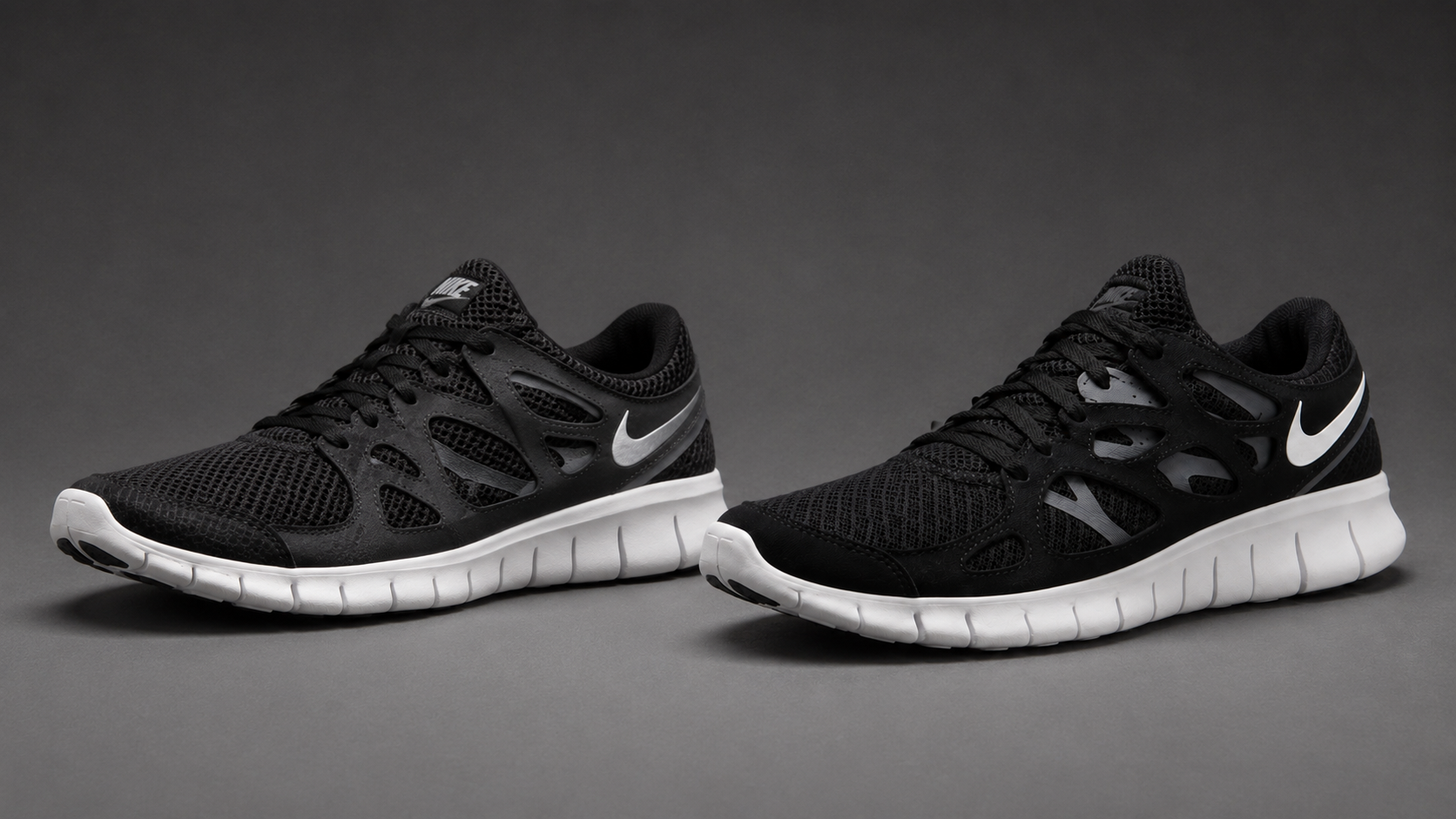 Сравнение вариантов конструкции Nike Free Run 2 разных выпусков