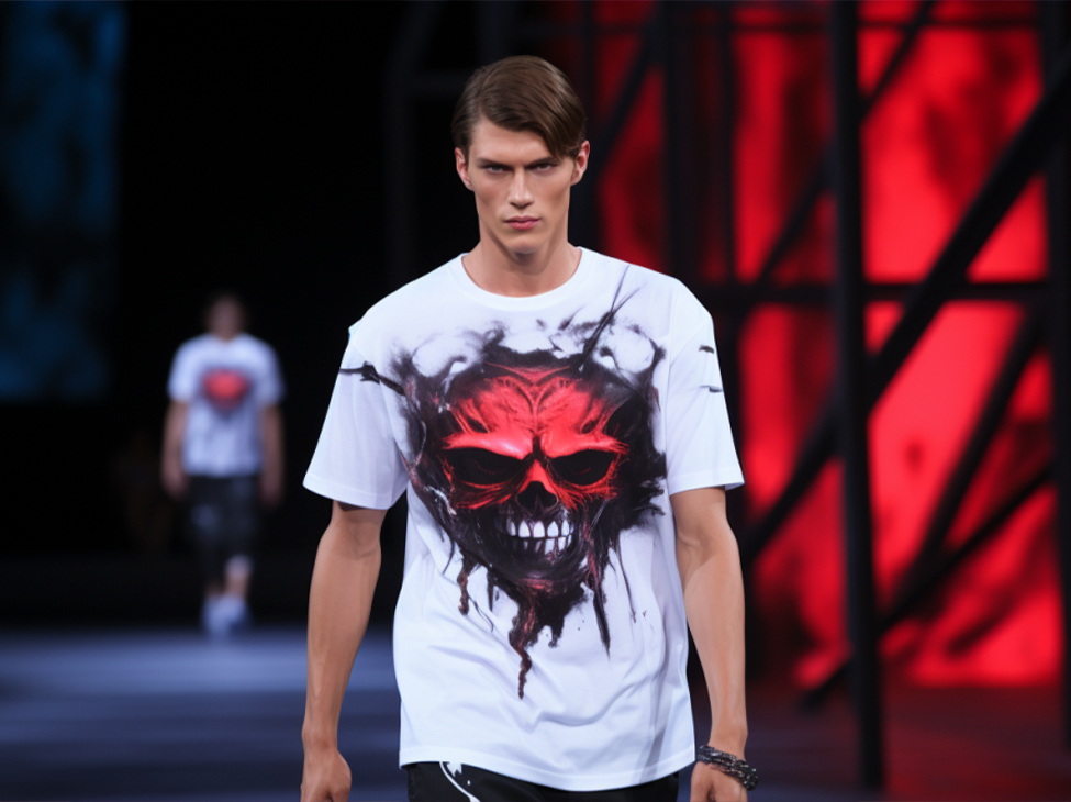 Футболка Philipp Plein: Элемент high-fashion в повседневном гардеробе