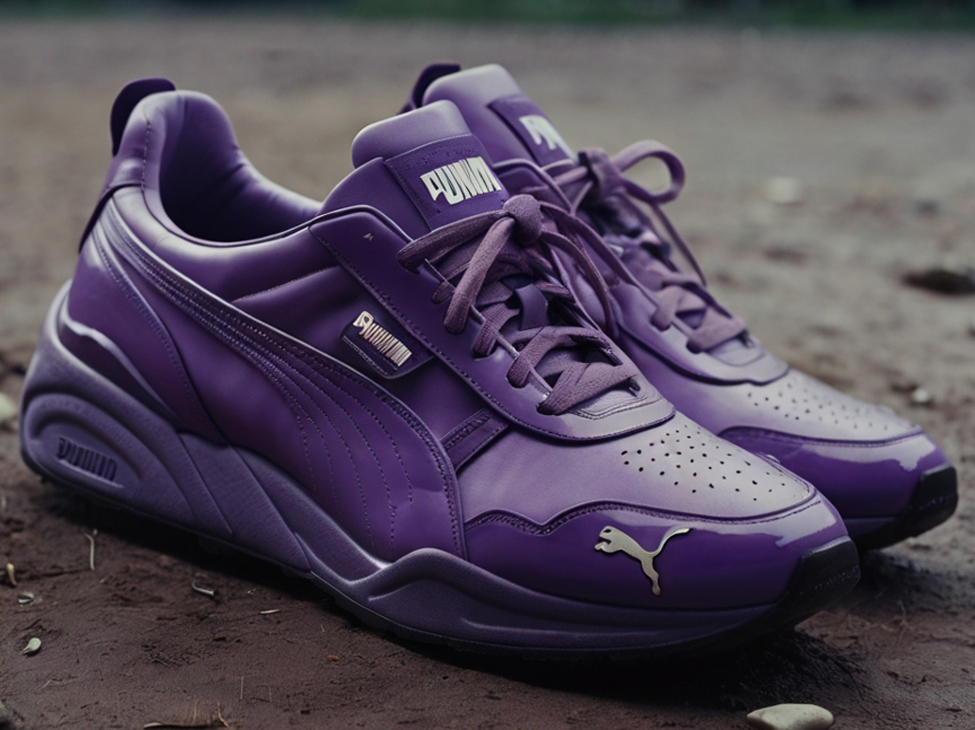 Фиолетовые кроссовки Puma MB: баскетбольный тренд