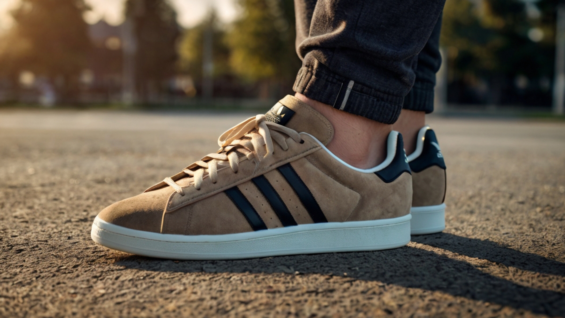 adidas campus tan