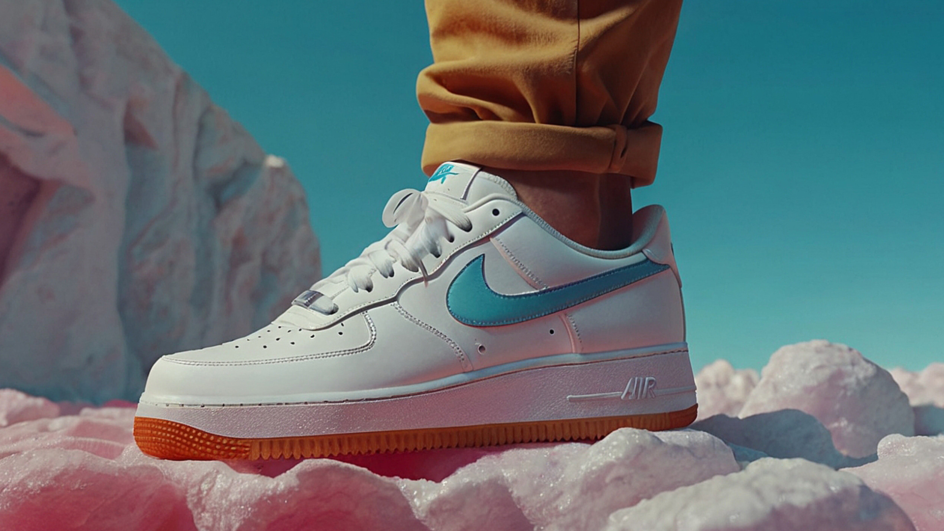 Nike air force one kaki suede hotsell