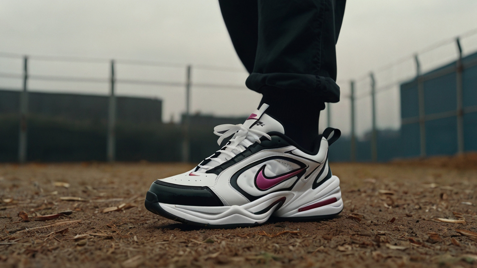 Белые кроссовки Nike Air Monarch IV: идеальный минимализм