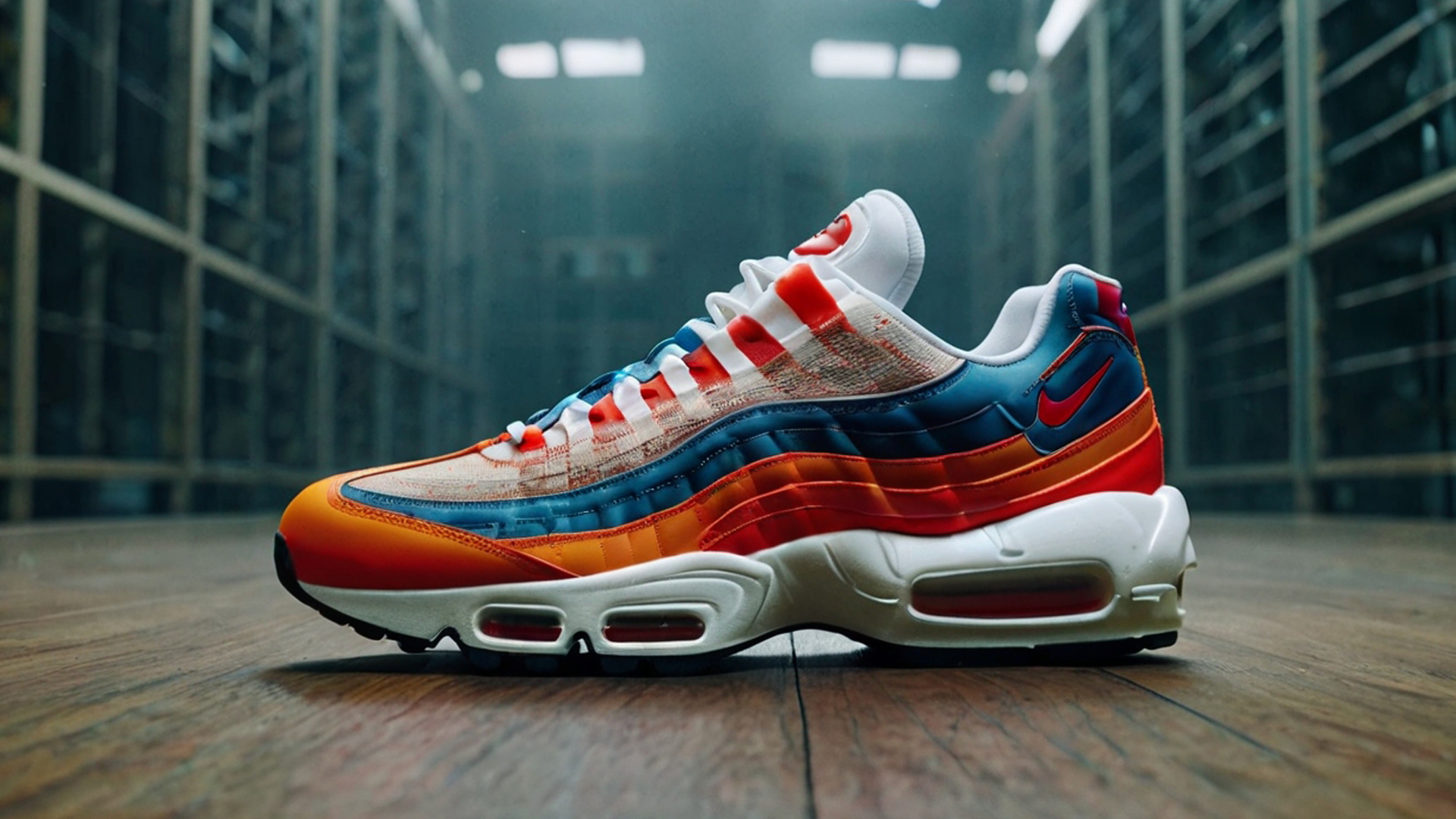 Nike air max 95 white red grey best sale