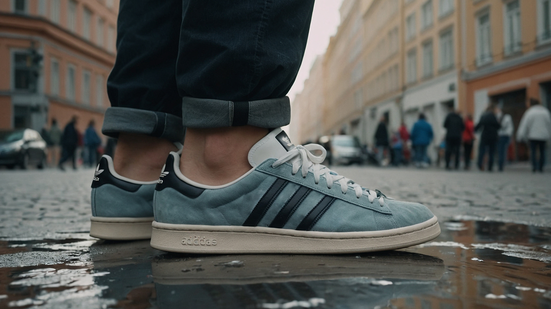 Adidas campus ash green best sale