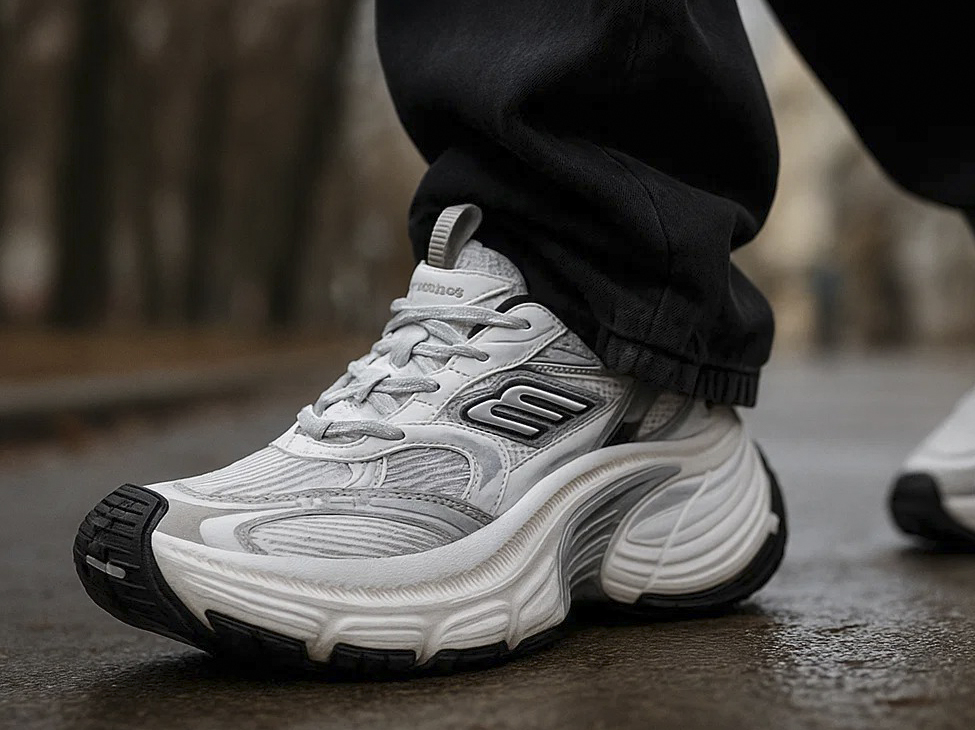 С чем парню носить Balenciaga 10XL: простой стиль с большими кроссовками