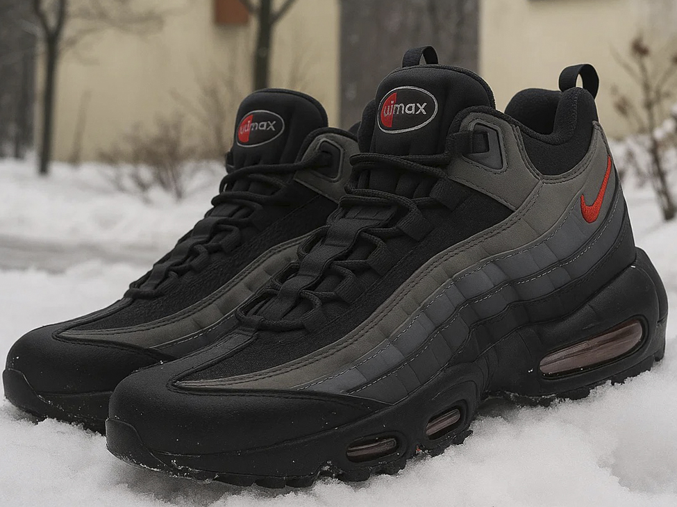 Зимние кроссовки Nike 95 с воздушным баллоном
