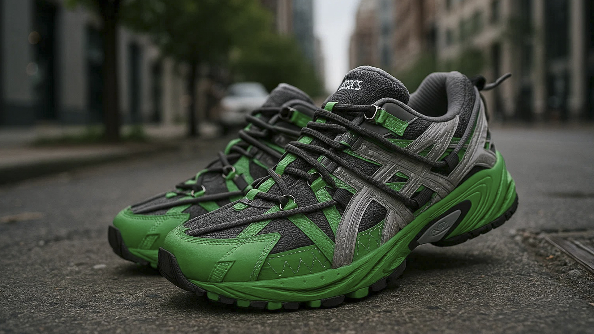 Яркие кроссовки Asics Gel-Kahana TR V2 с технологичным дизайном