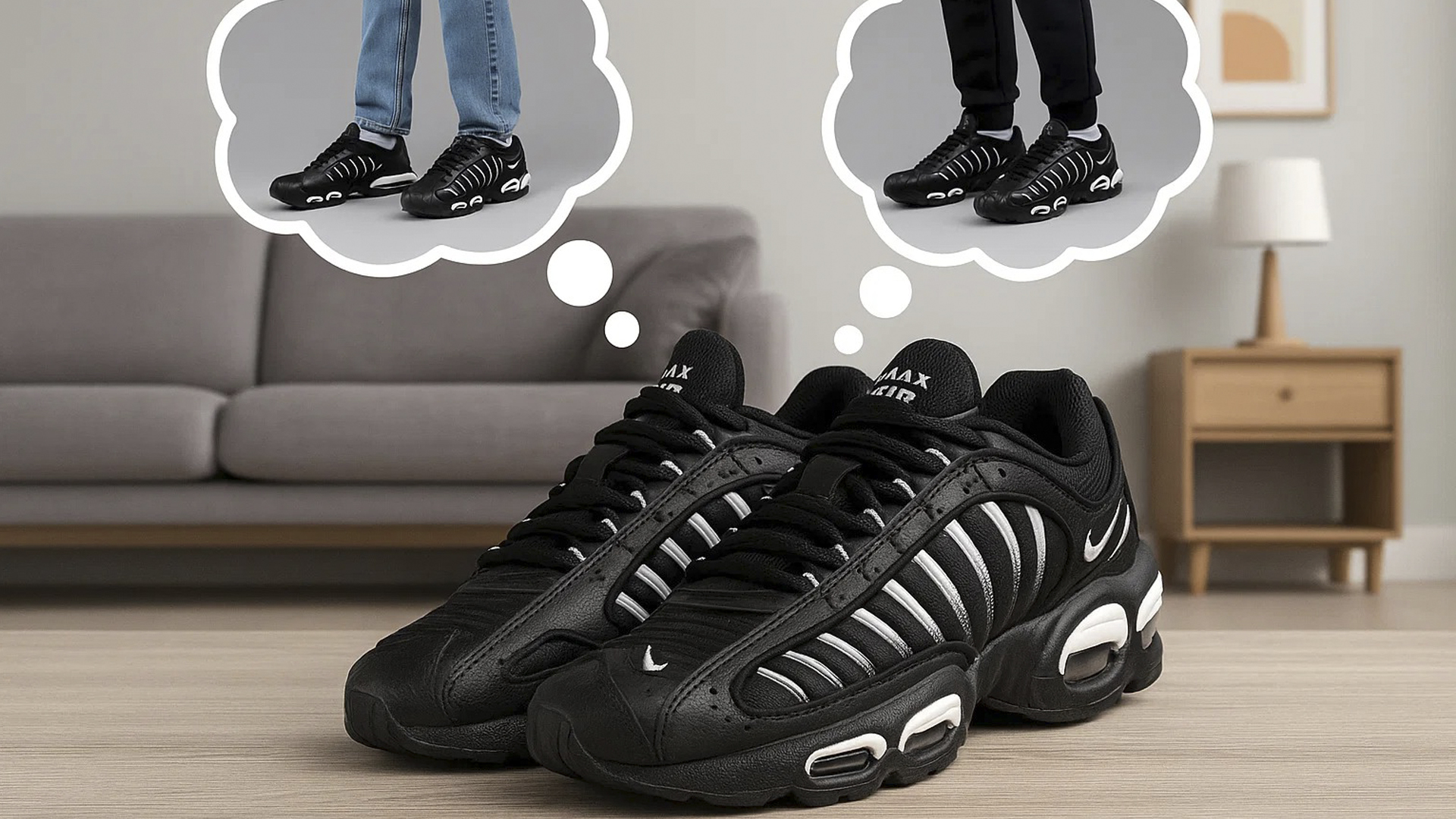 С чем надеть классические кроссовки Nike Air Max Tailwind IV