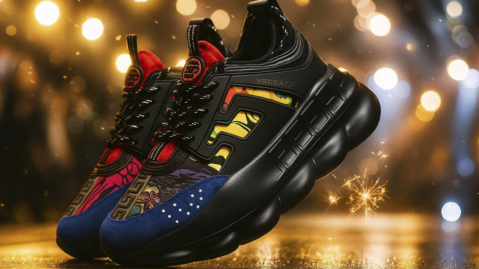 Топ-5 женских луков с кроссовками Versace: от кэжуала до вечернего