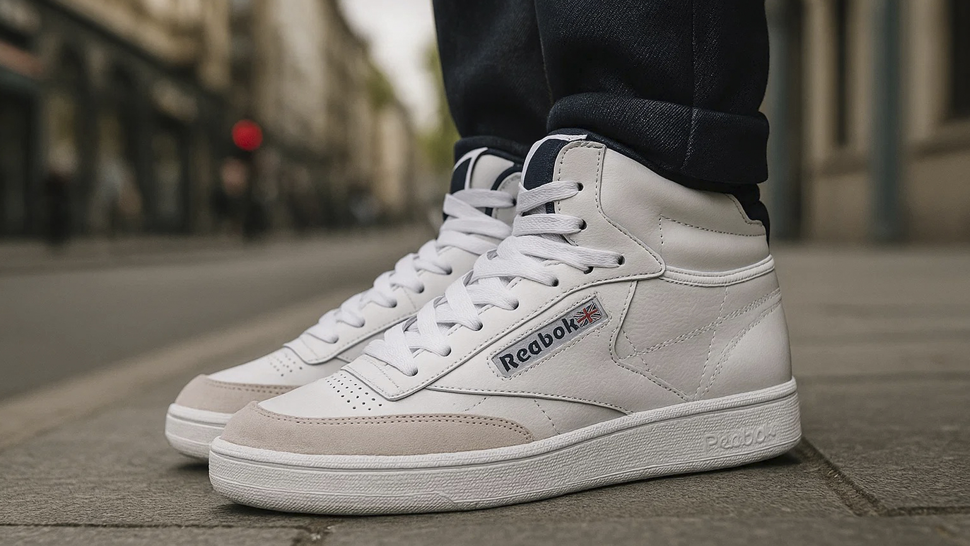 Высокие кроссовки Reebok Club C 87 Hi белого цвета