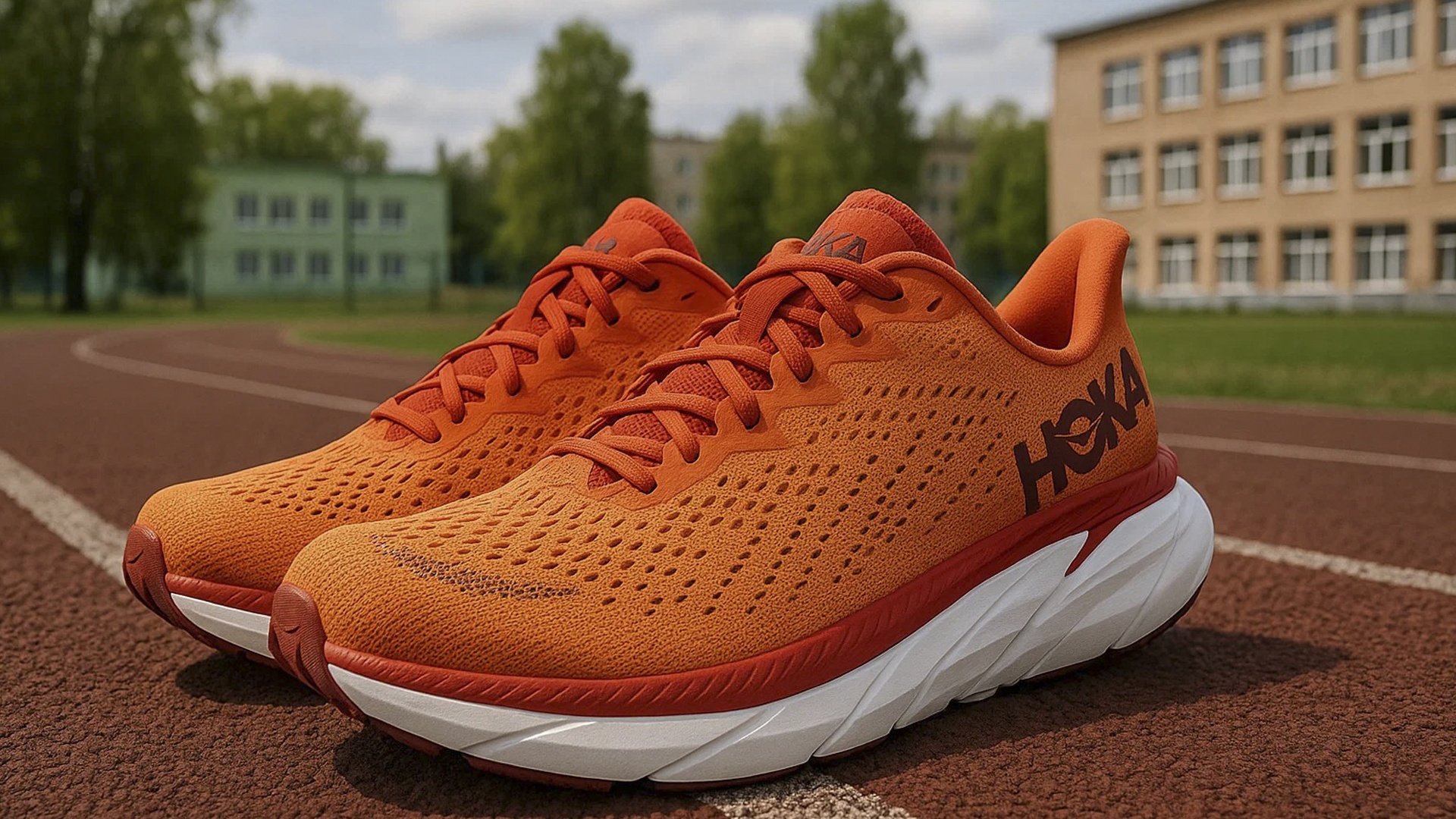 Кроссовки с мягкой подошвой Hoka Clifton 8 для бега и прогулок