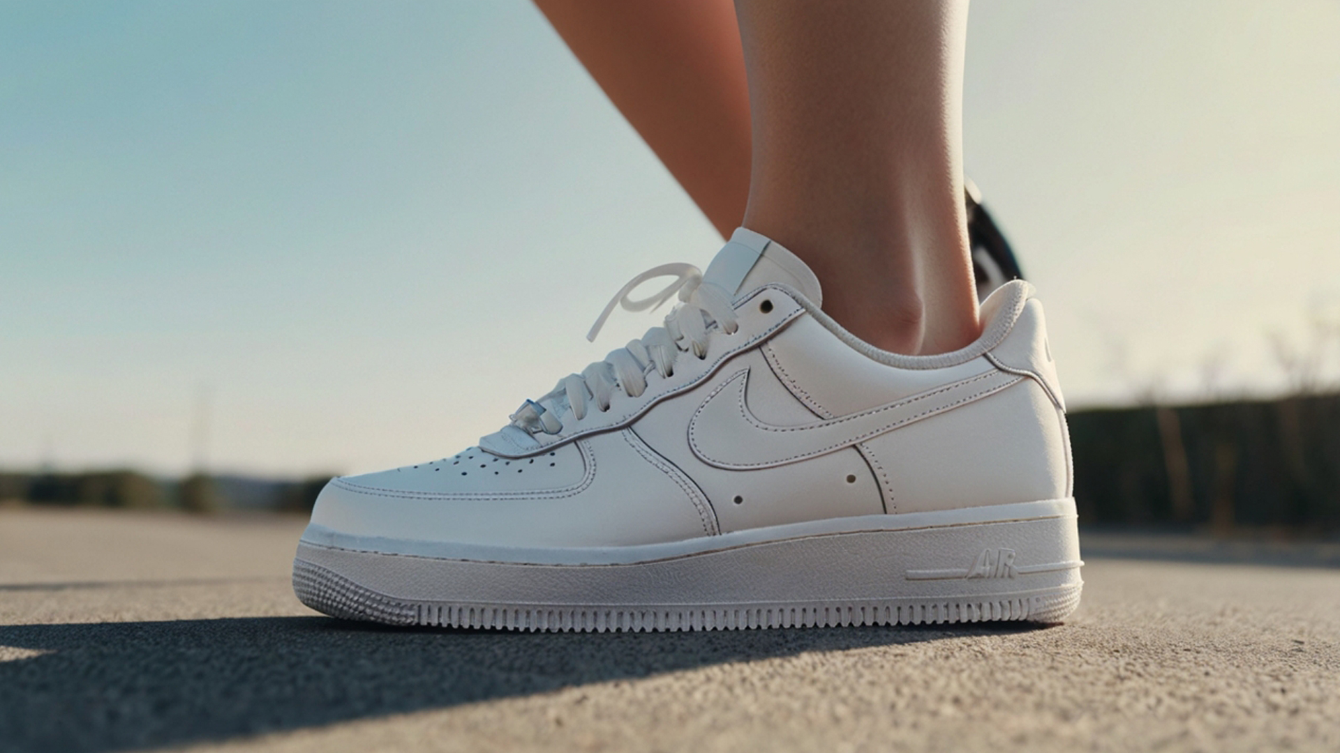 Женские кроссовки на каждый день: Nike Air Force 1 белого цвета