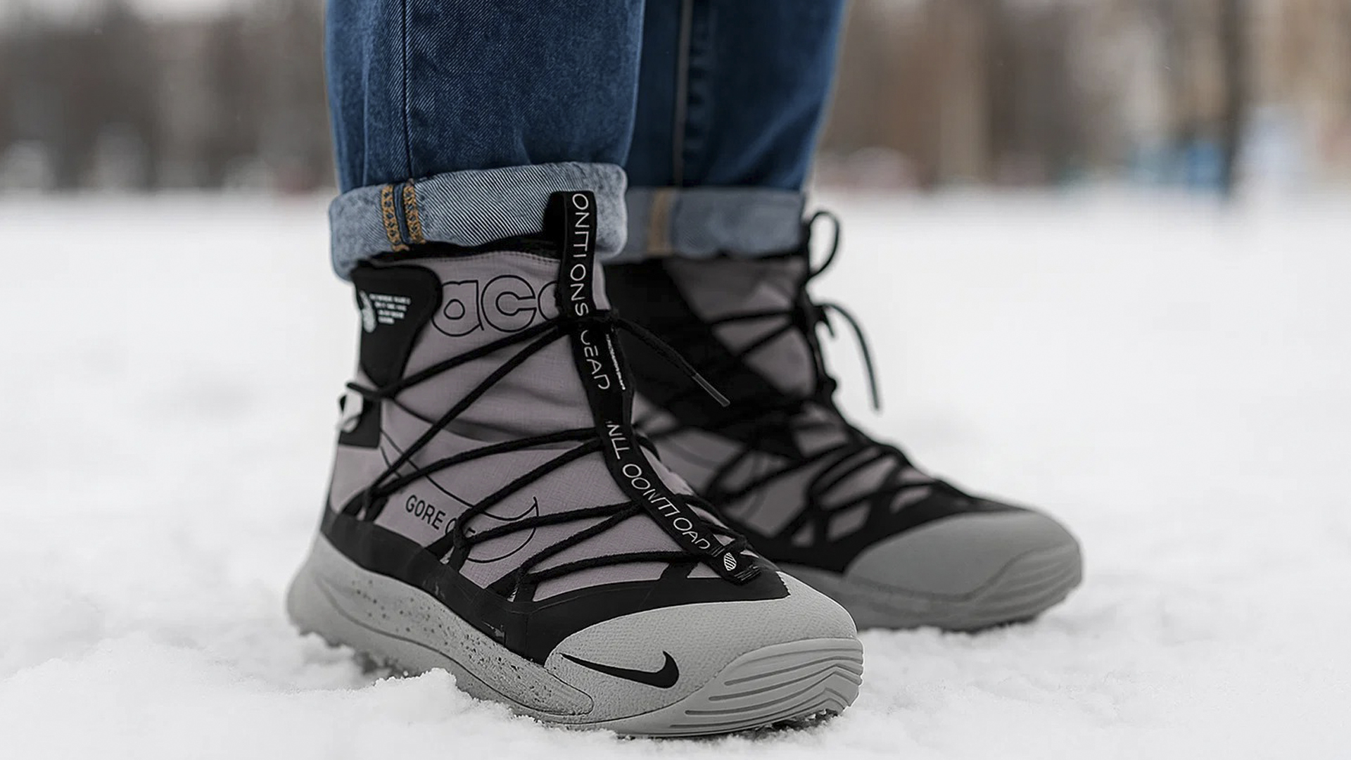 Зимние кроссовки без шнурков Nike ACG Air Terra Antarktik