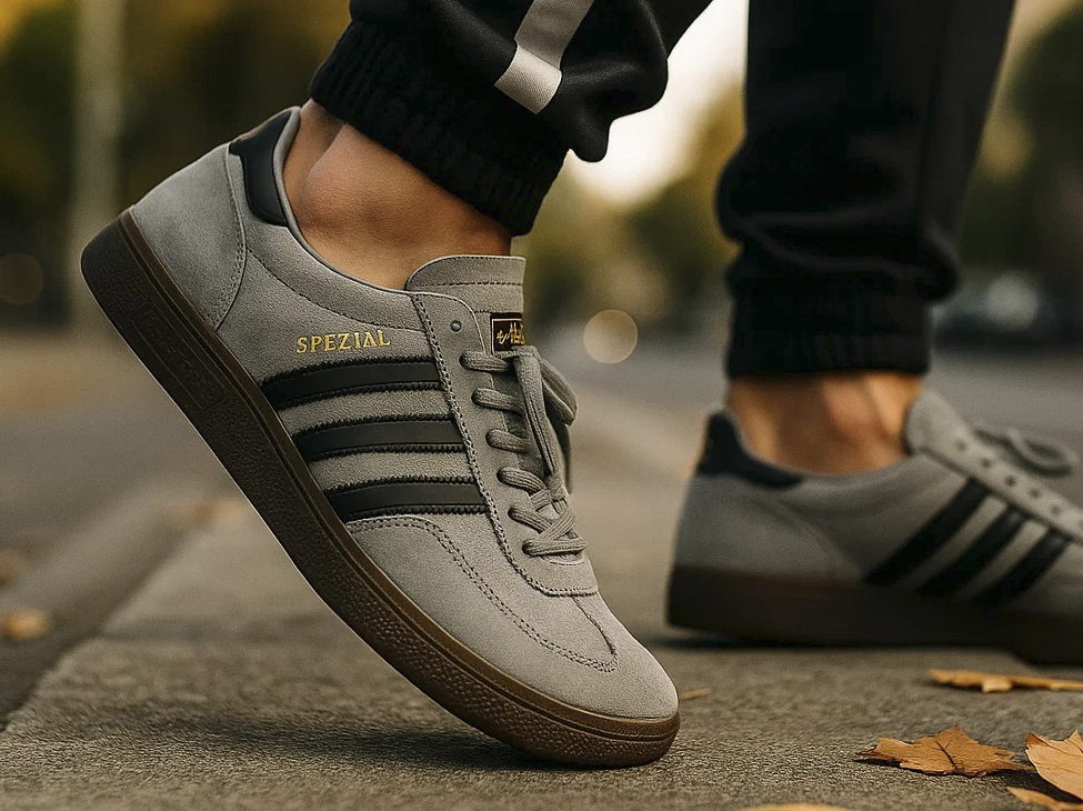 Как носить Adidas Spezial с джинсами, карго и спортивными брюками