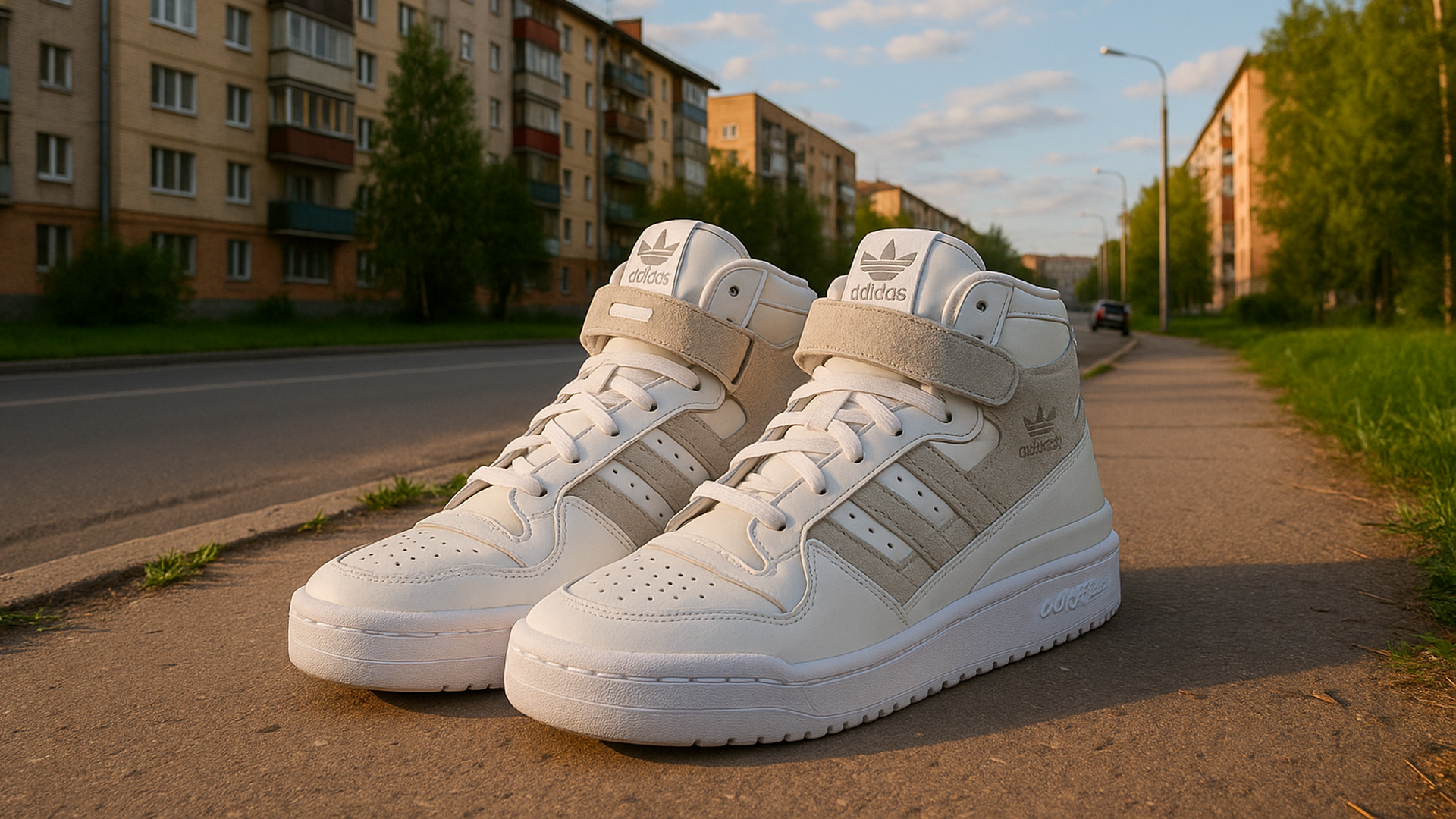 То что нужно на лето: высокие кроссовки Adidas Forum 84