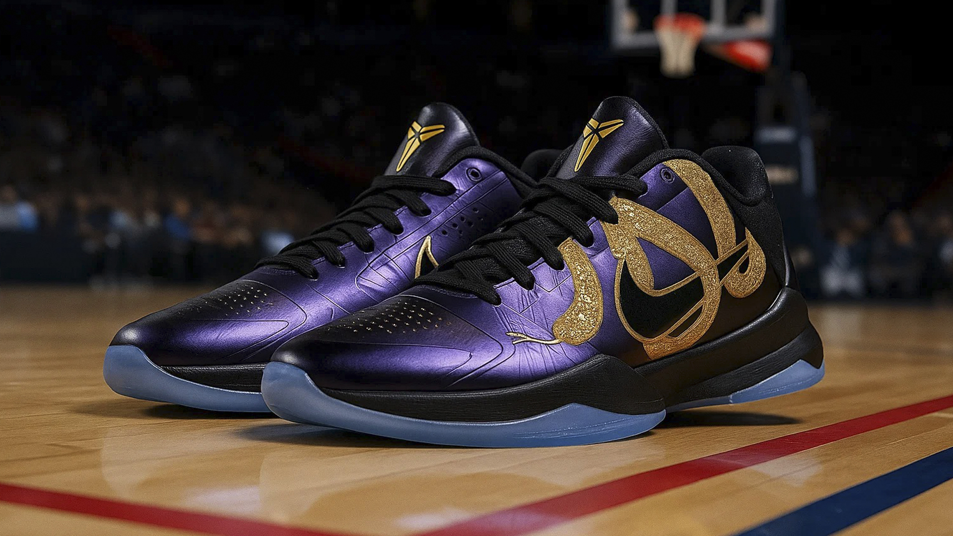 Баскетбольные кроссовки со змеей Nike Kobe 5 Protro