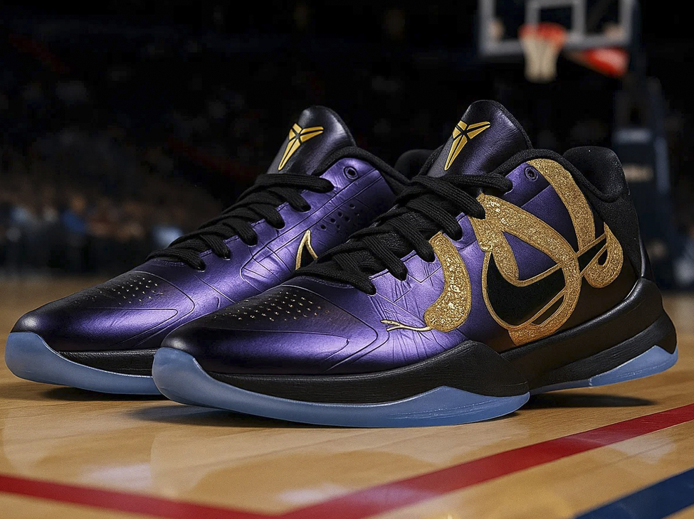 Баскетбольные кроссовки со змеей Nike Kobe 5 Protro