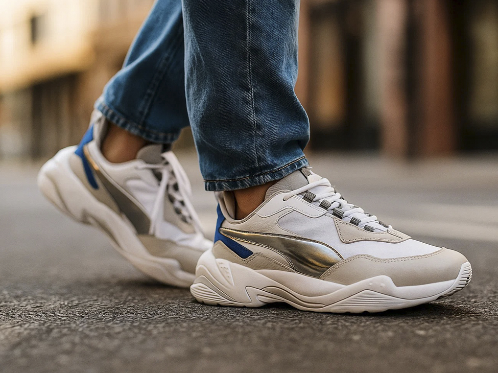 Массивные кроссовки Puma Thunder: с чем носить в женском гардеробе