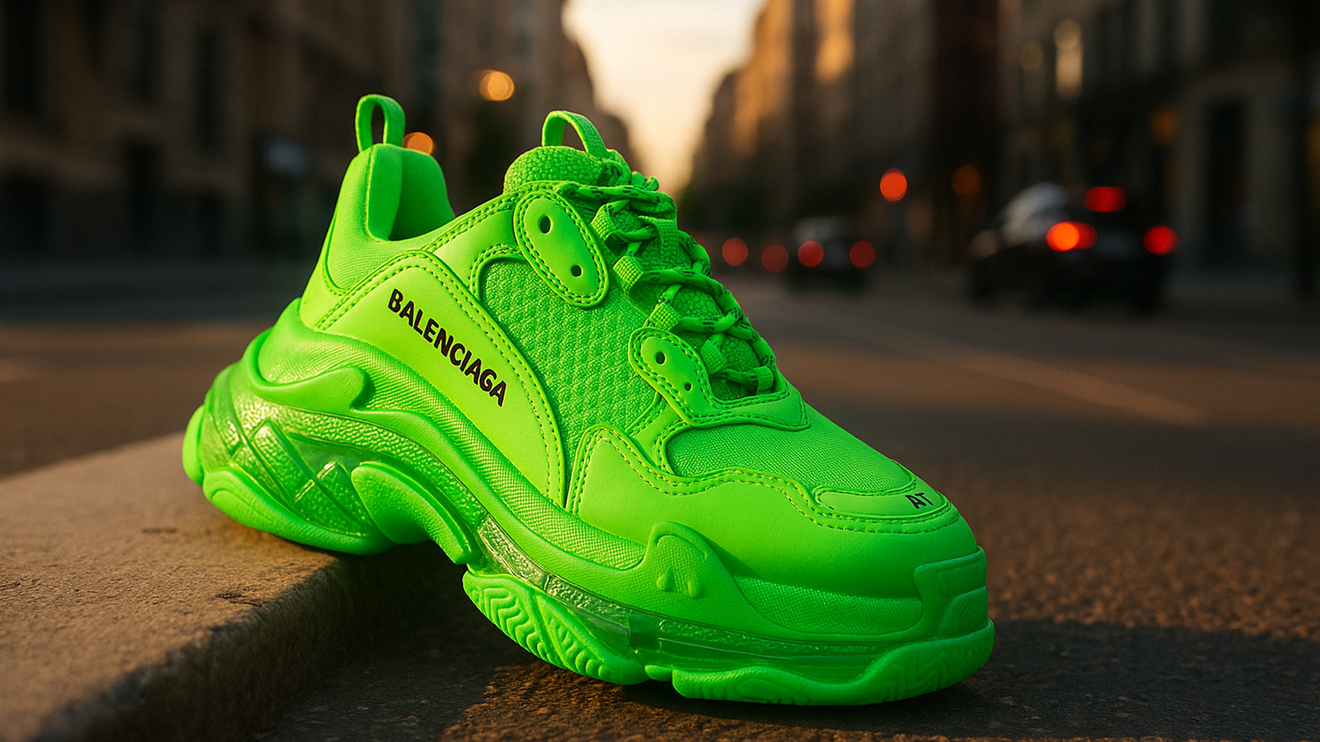 Мощные кроссовки Balenciaga Triple S для парней и девушек